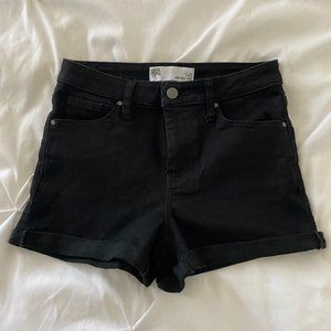 RSQ Black Denim Shorts